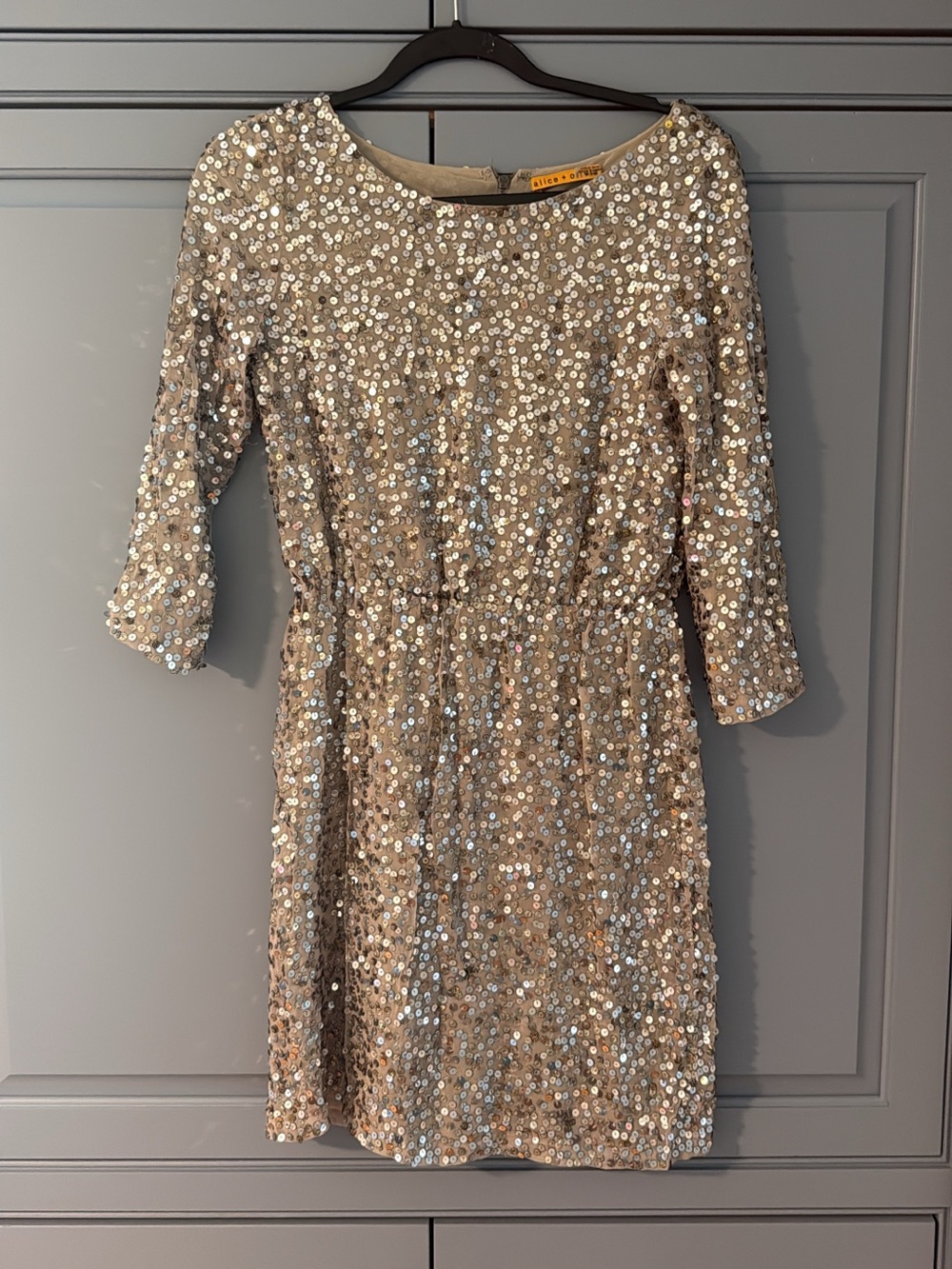 Alice and Olivia sequin dress, small